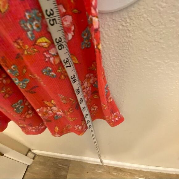 Wonder Nation Tropical floral ruffle off shoulder Jumpsuit Romper comfort 10-12 - Picture 8 of 9